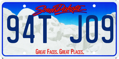 SD license plate 94TJ09