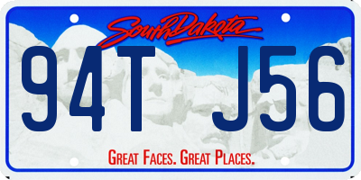 SD license plate 94TJ56