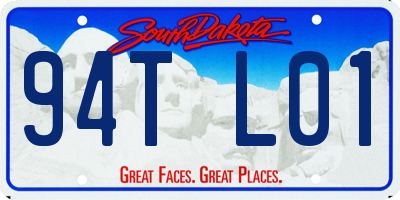 SD license plate 94TL01