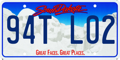 SD license plate 94TL02