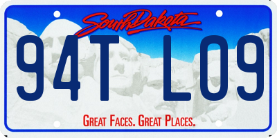 SD license plate 94TL09