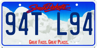 SD license plate 94TL94