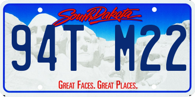 SD license plate 94TM22