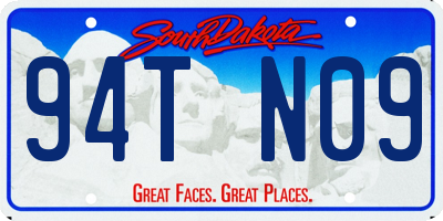 SD license plate 94TN09