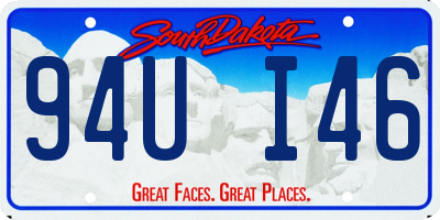 SD license plate 94UI46