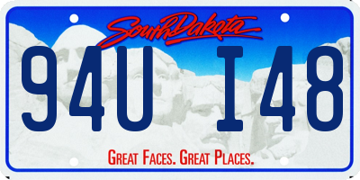 SD license plate 94UI48