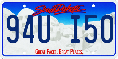 SD license plate 94UI50