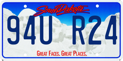 SD license plate 94UR24