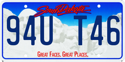 SD license plate 94UT46