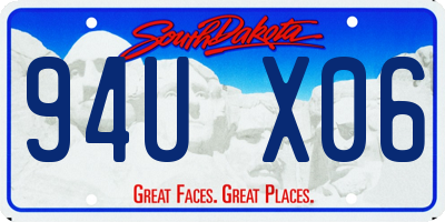 SD license plate 94UX06