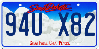 SD license plate 94UX82