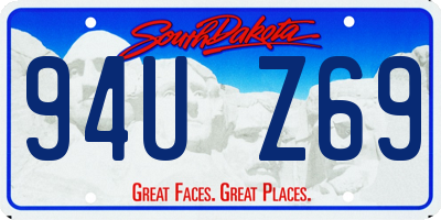 SD license plate 94UZ69