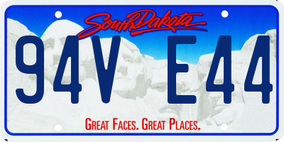 SD license plate 94VE44