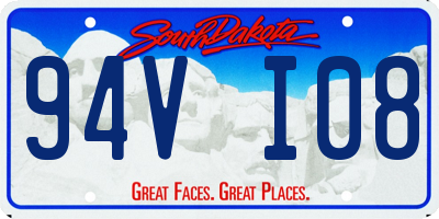 SD license plate 94VI08