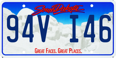 SD license plate 94VI46