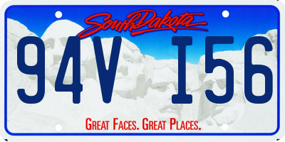 SD license plate 94VI56