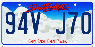 SD license plate 94VJ70