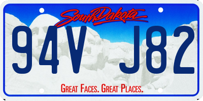 SD license plate 94VJ82