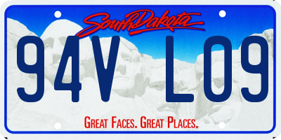 SD license plate 94VL09