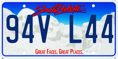 SD license plate 94VL44