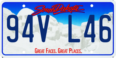 SD license plate 94VL46