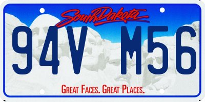 SD license plate 94VM56