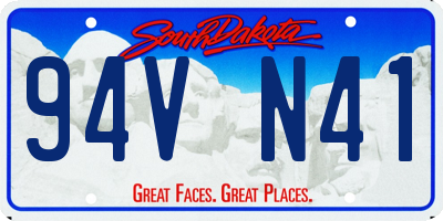 SD license plate 94VN41