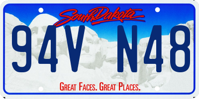 SD license plate 94VN48