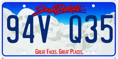 SD license plate 94VQ35