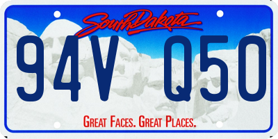 SD license plate 94VQ50