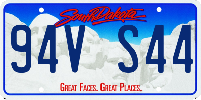 SD license plate 94VS44