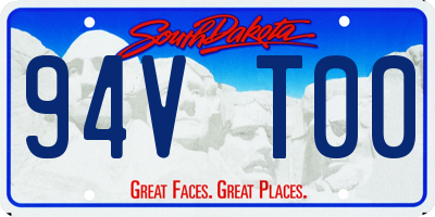 SD license plate 94VT00