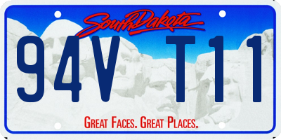 SD license plate 94VT11