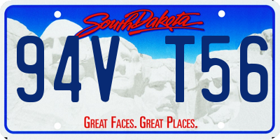 SD license plate 94VT56