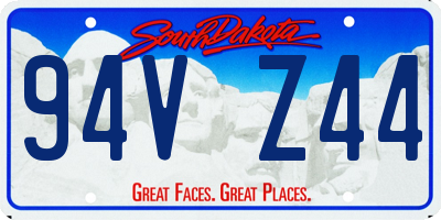 SD license plate 94VZ44