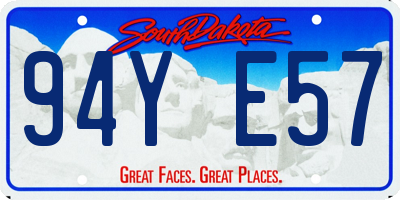 SD license plate 94YE57
