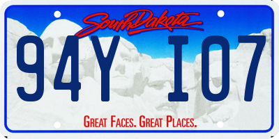 SD license plate 94YI07