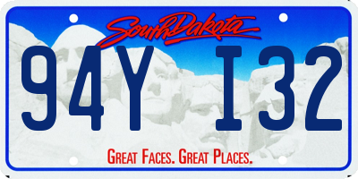 SD license plate 94YI32