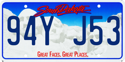 SD license plate 94YJ53