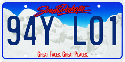 SD license plate 94YL01