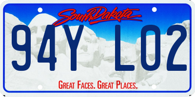 SD license plate 94YL02