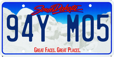 SD license plate 94YM05