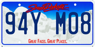 SD license plate 94YM08