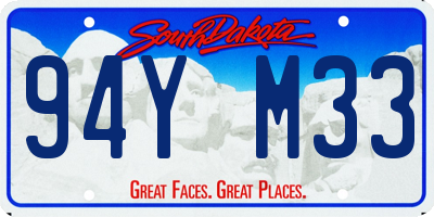SD license plate 94YM33