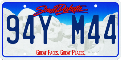 SD license plate 94YM44