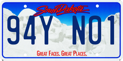 SD license plate 94YN01