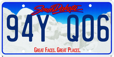 SD license plate 94YQ06