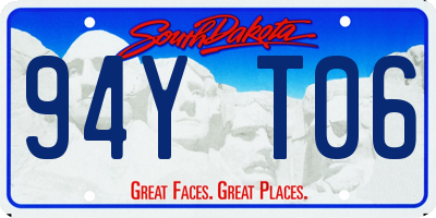 SD license plate 94YT06