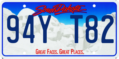 SD license plate 94YT82