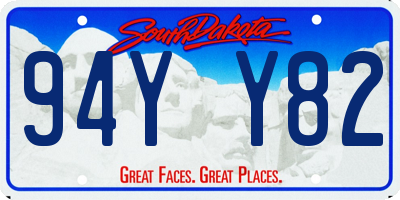 SD license plate 94YY82